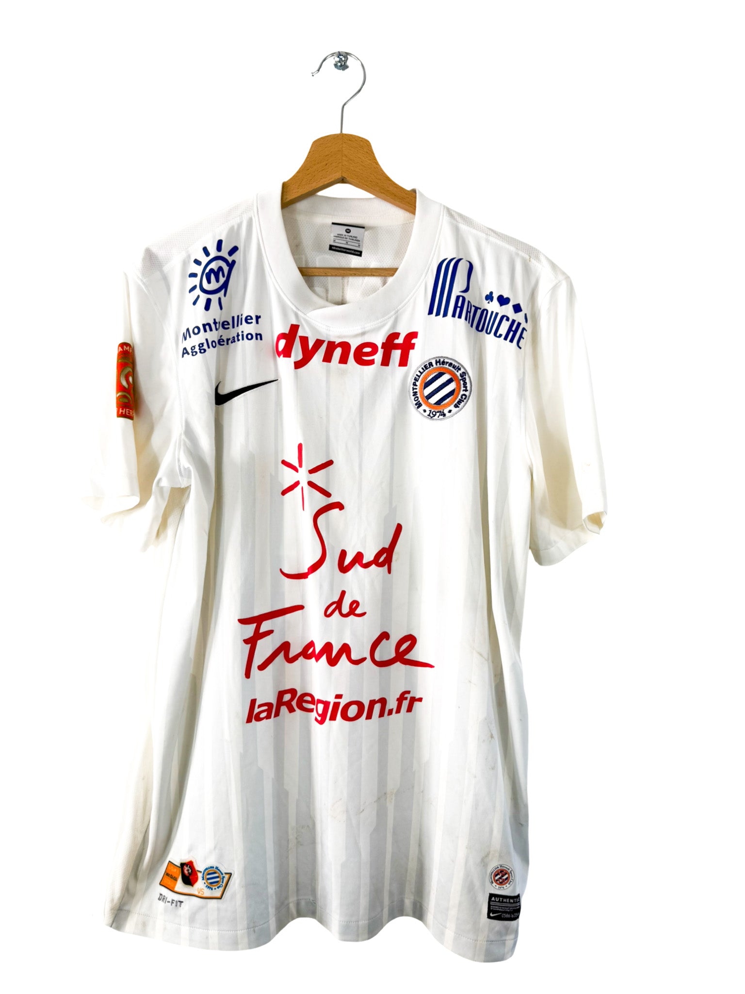 2012/2013 - Camiseta de visitante del Montpellier HSC [#12 Congré] Nike *Problema del partido* - Talla M