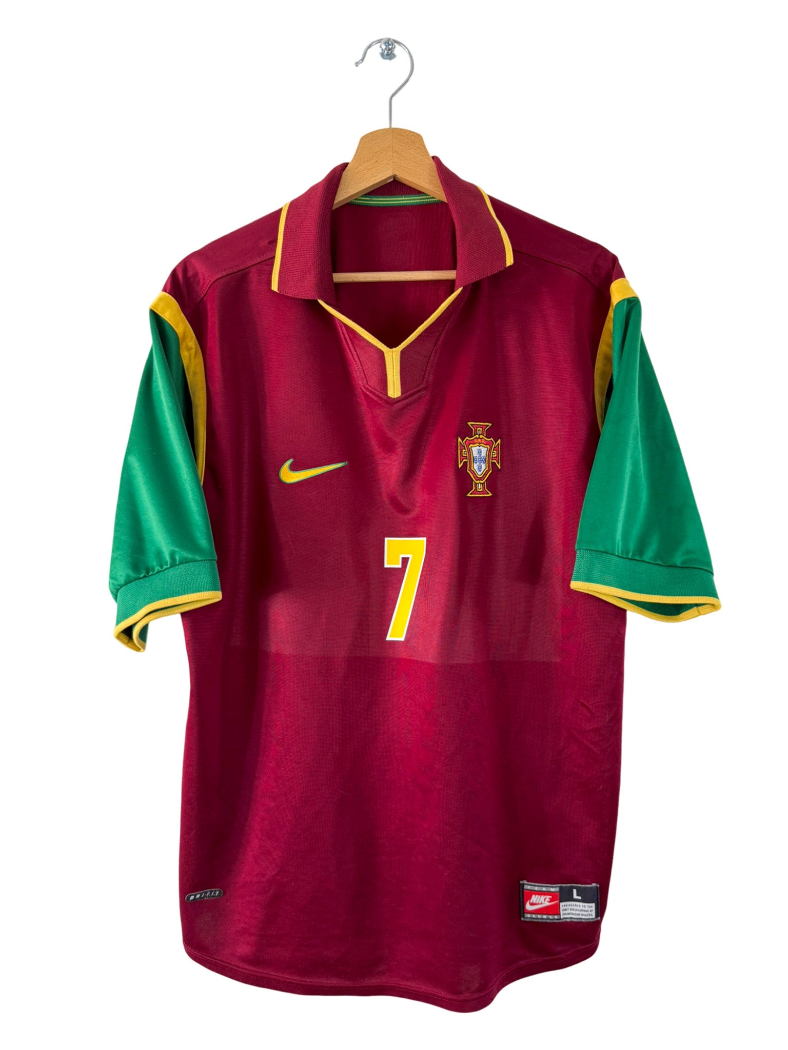 1998 - Maillot Portugal domicile [#7 Figo] - L