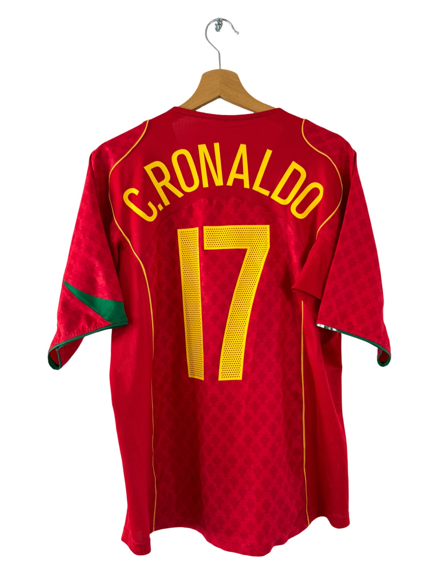 2004 - Portugal home jersey [#17 C. Ronaldo] - XL