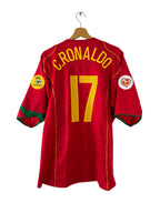2004 - Camiseta local de Portugal [#17 C. Ronaldo] - S