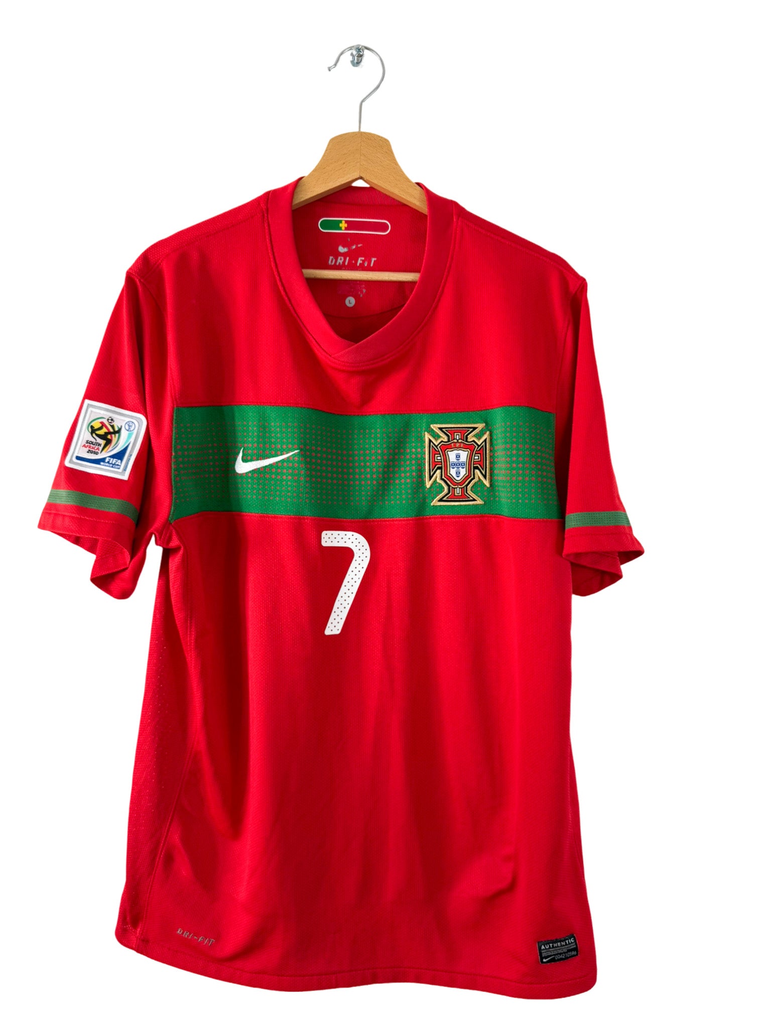 2010 - Maillot Portugal domicile [#7 Ronaldo] - M