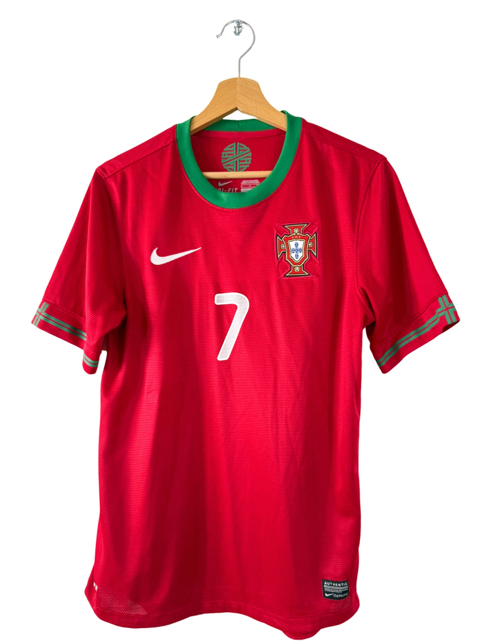 2012 - Portugal home shirt [#7 Ronaldo] - S – Vista football shop