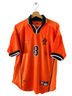 1998 - Camiseta local de Países Bajos [#8 Bergkamp] - S