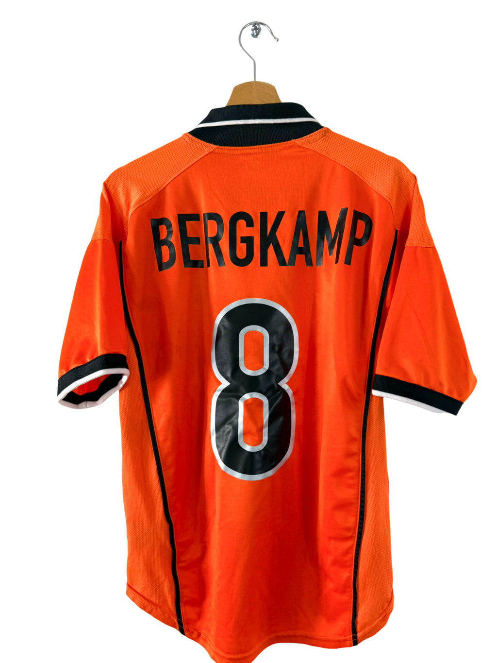 1998 - Camiseta local de Países Bajos [#8 Bergkamp] - S