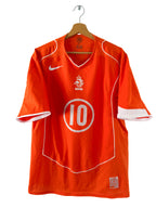 2004 - Camiseta local de Países Bajos [#10 Van Nistelrooy] *Edición especial* - L