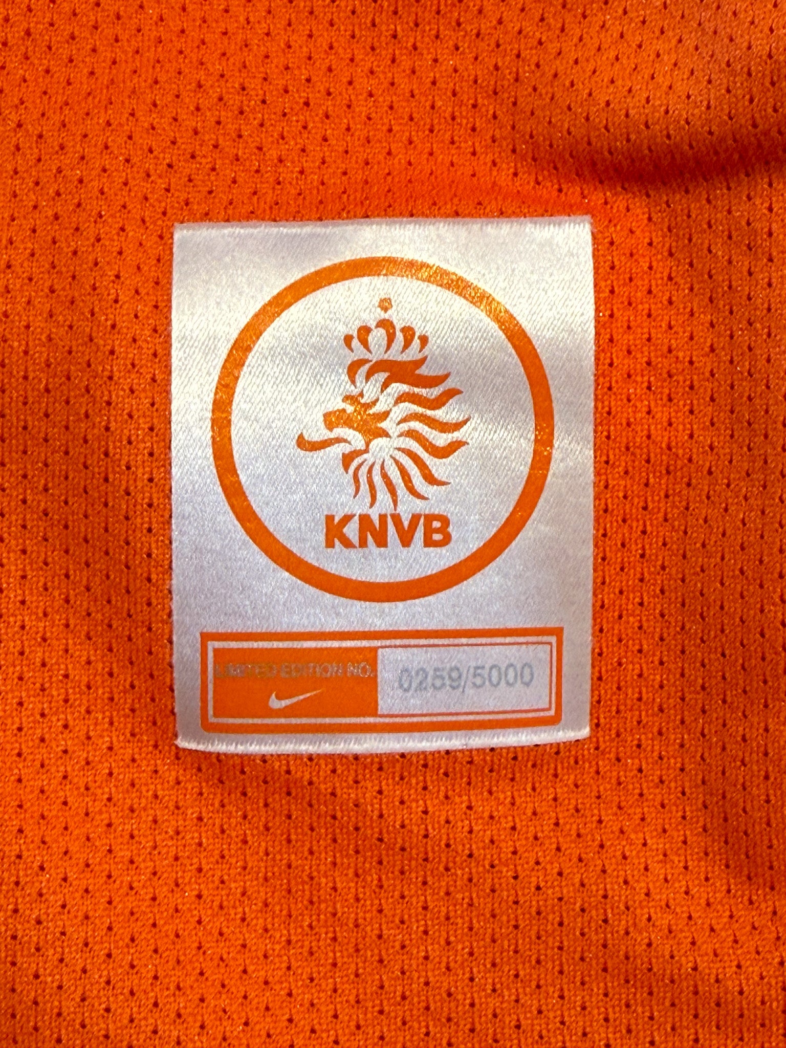 2004 - Camiseta local de Países Bajos [#10 Van Nistelrooy] Nike *Edición especial* - Talla L