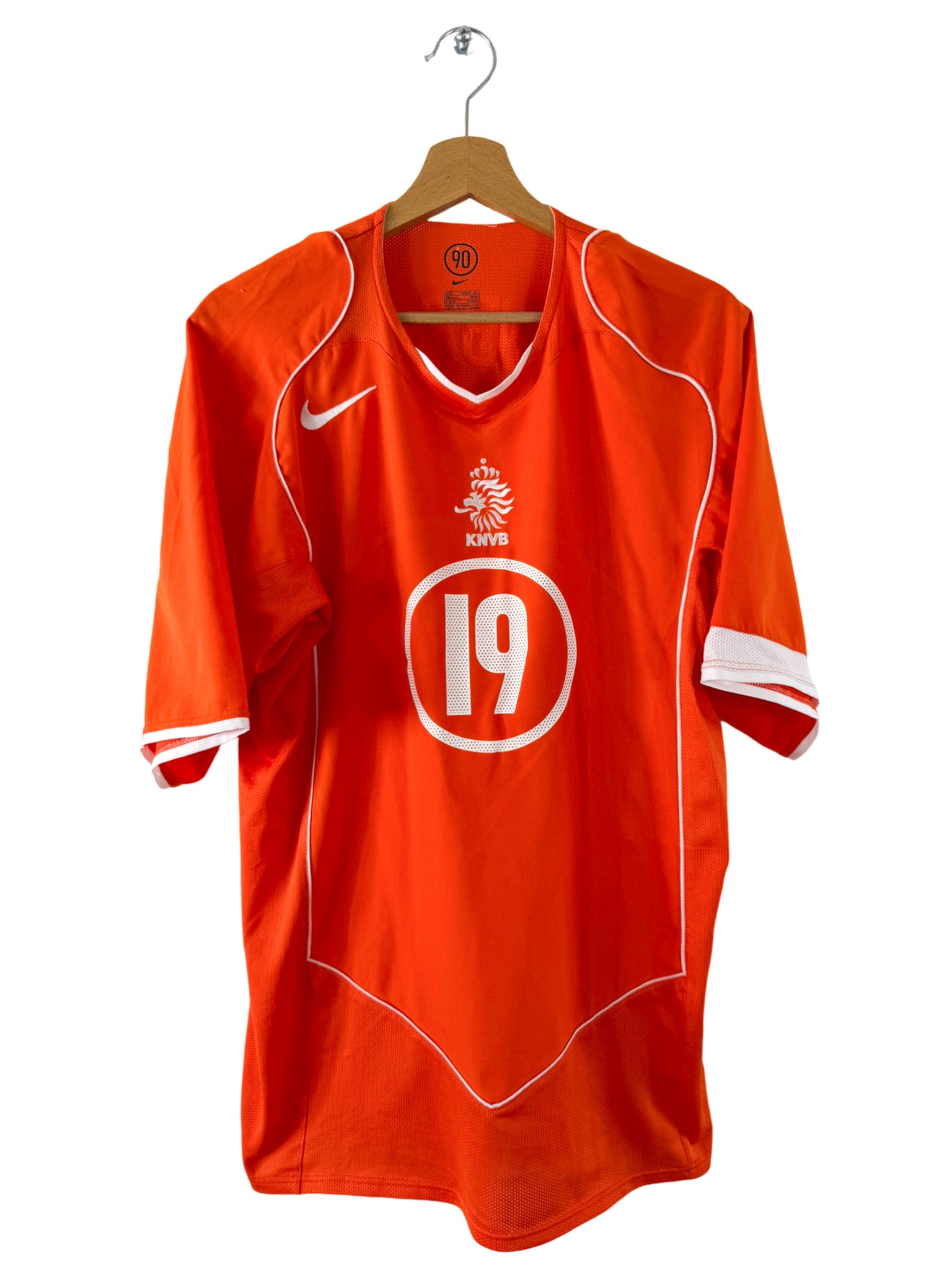 2004 - Camiseta local de Holanda [#19 Robben] Nike - Talla L