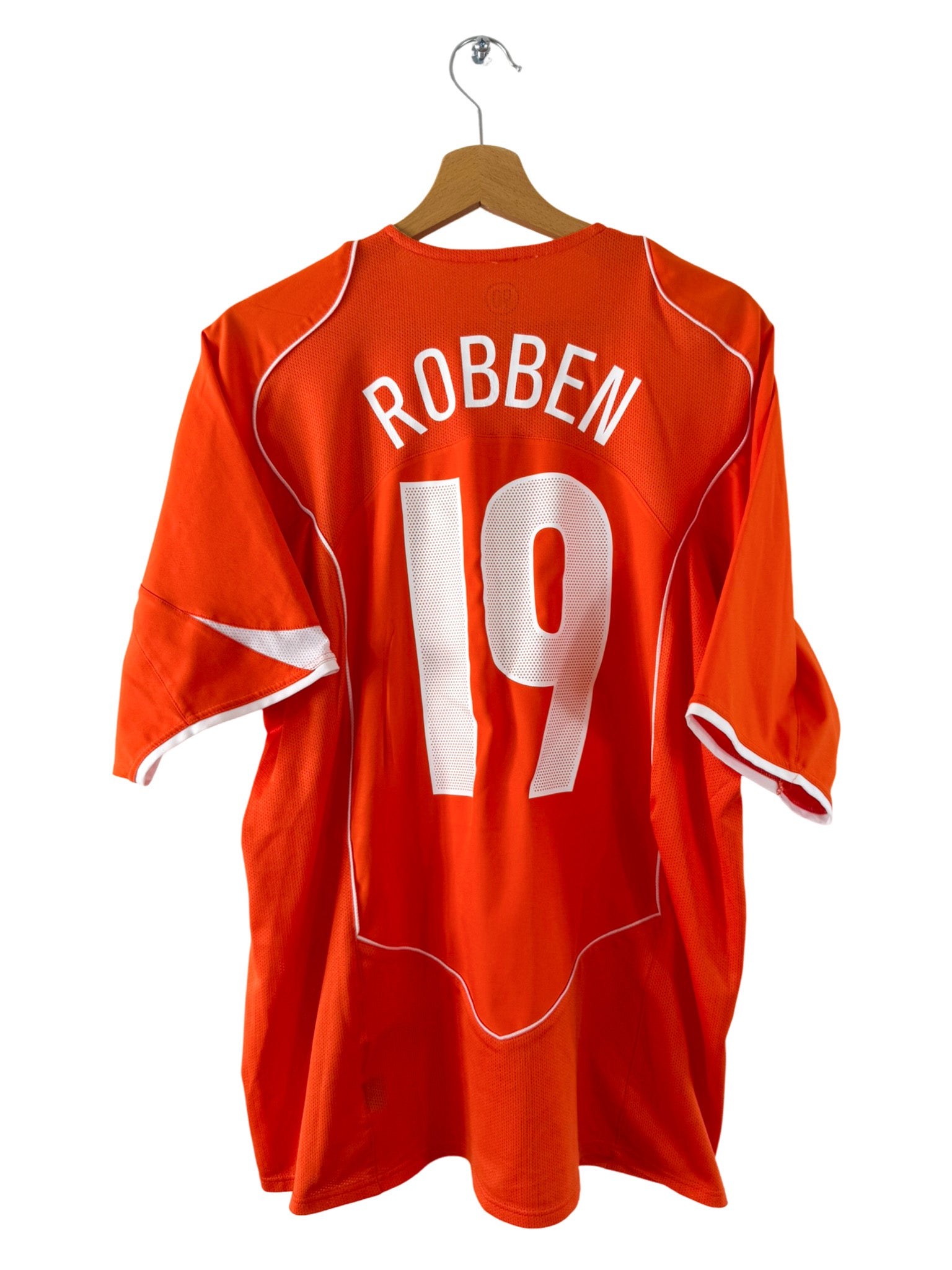 2004 - Camiseta local de Holanda [#19 Robben] Nike - Talla L