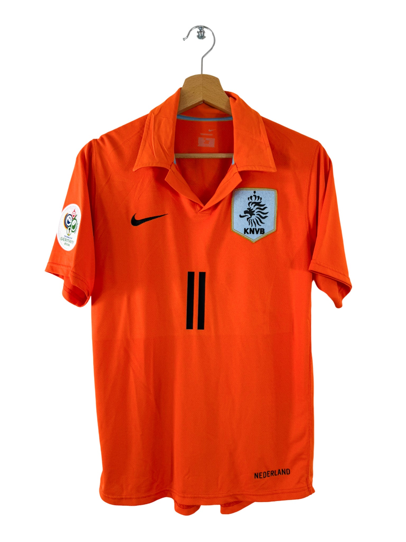 2006 - Netherlands home shirt [#11 Robben] - M