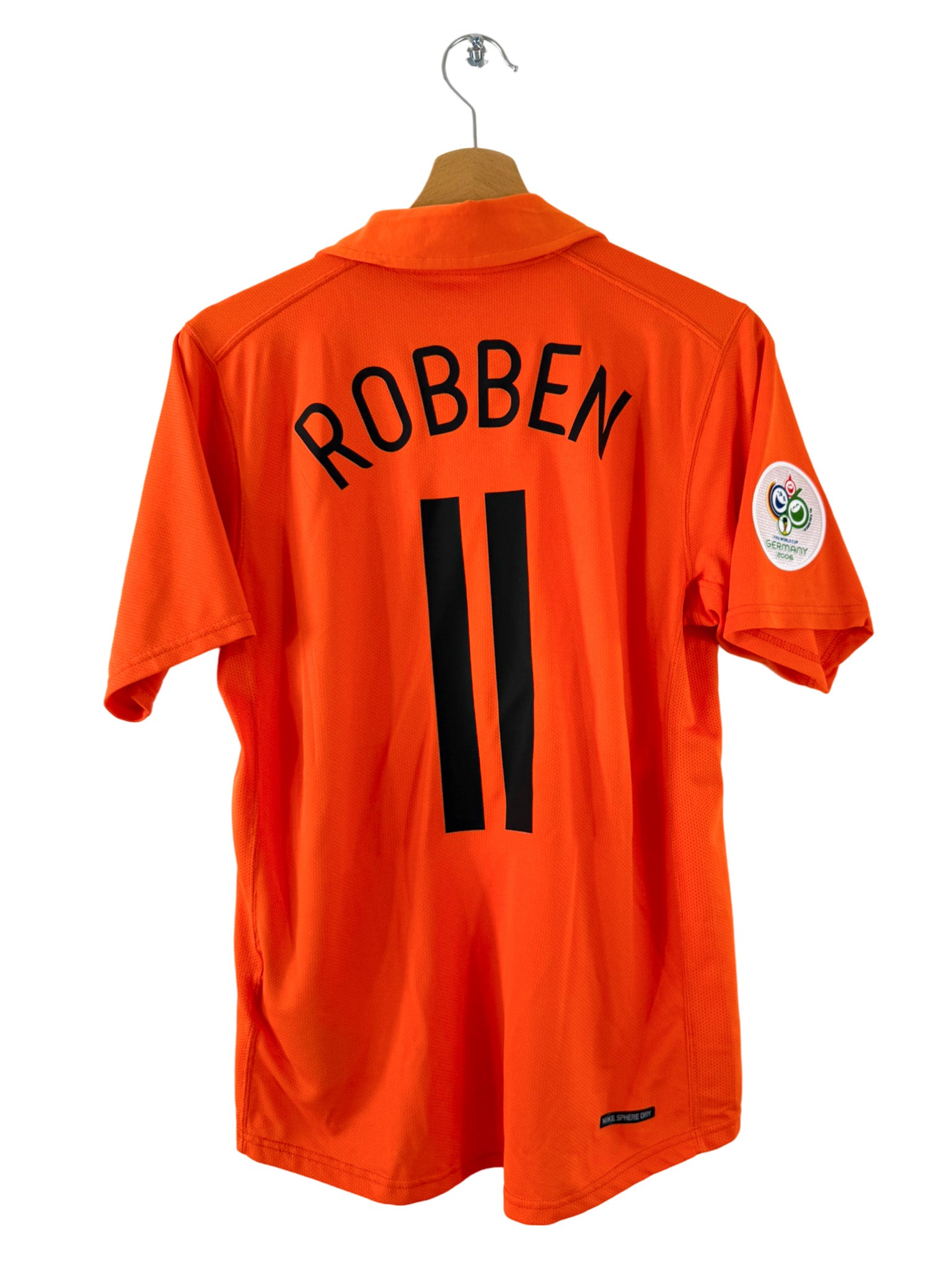 2006 - Camiseta local de Holanda [#11 Robben] Nike - Talla M