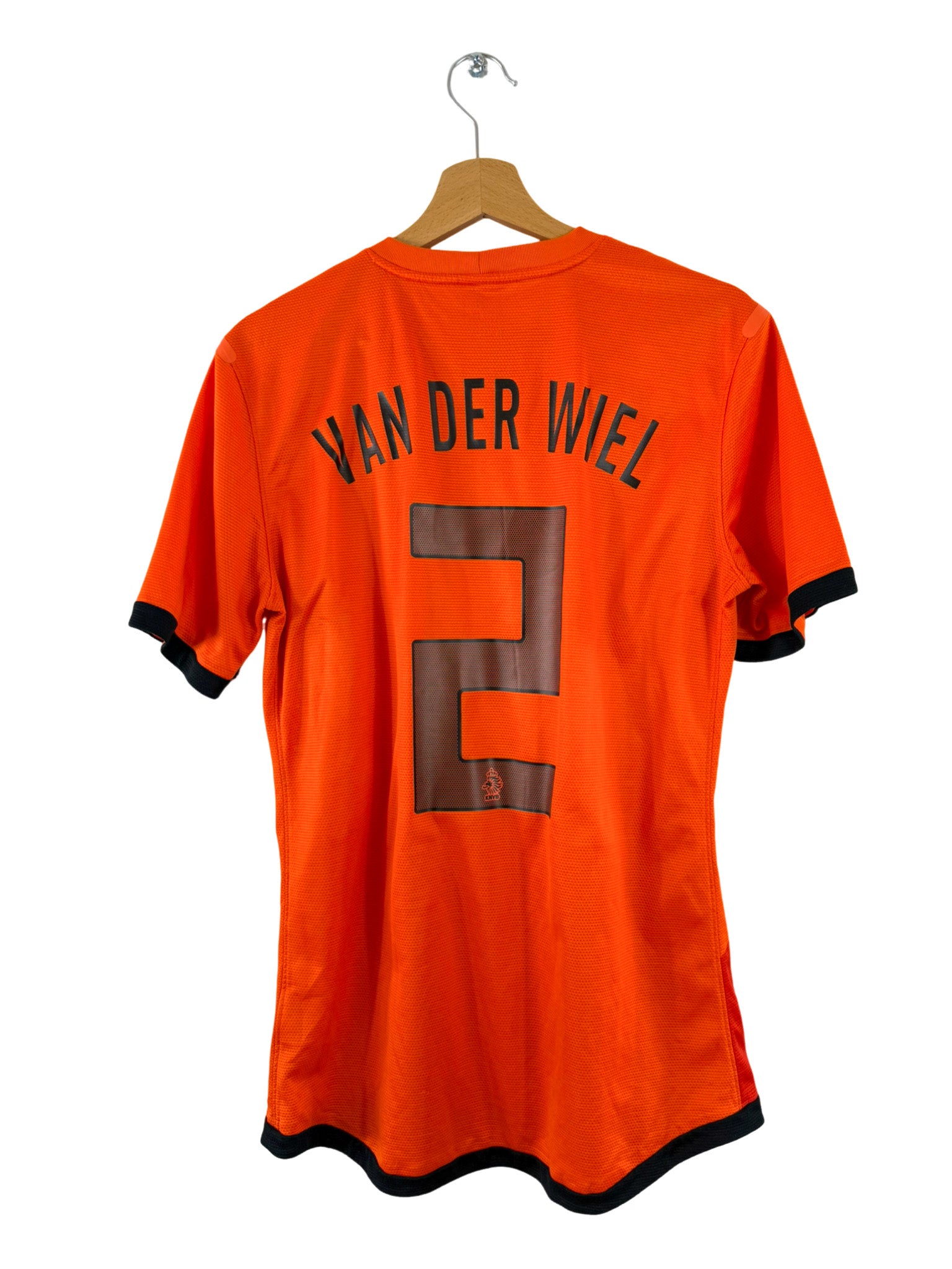 2012 - Camiseta local de Holanda [#2 Van Der Wiel] Nike *Pro* - Talla L