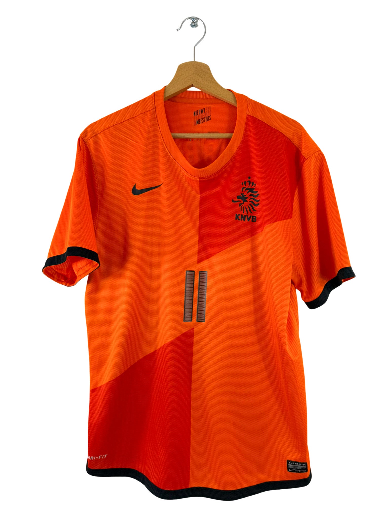 2012 - Camiseta local de Holanda [#11 Robben] Nike - Talla M