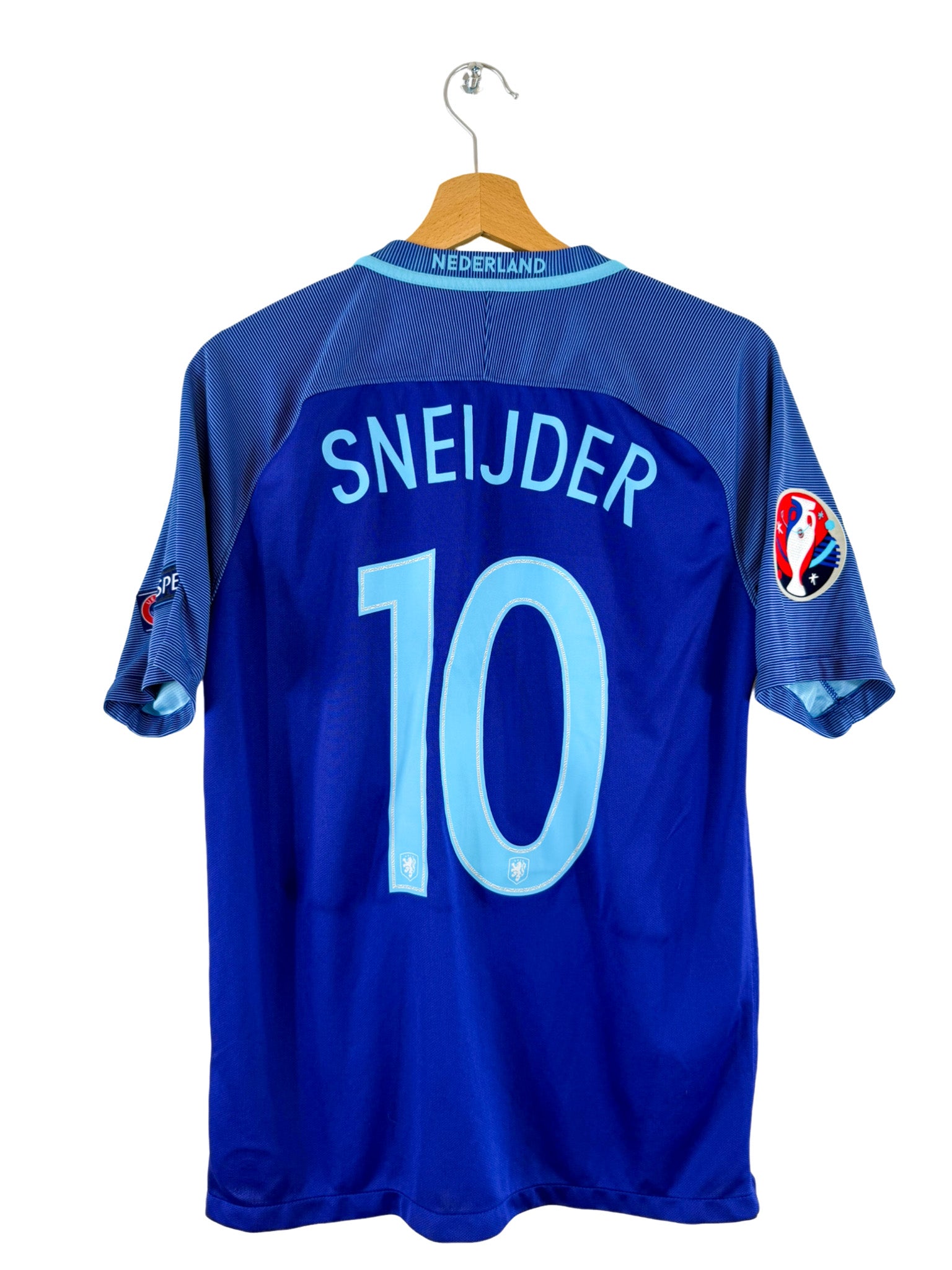 2016 - Camiseta visitante de Países Bajos [#10 Sneijder] Nike - Talla M