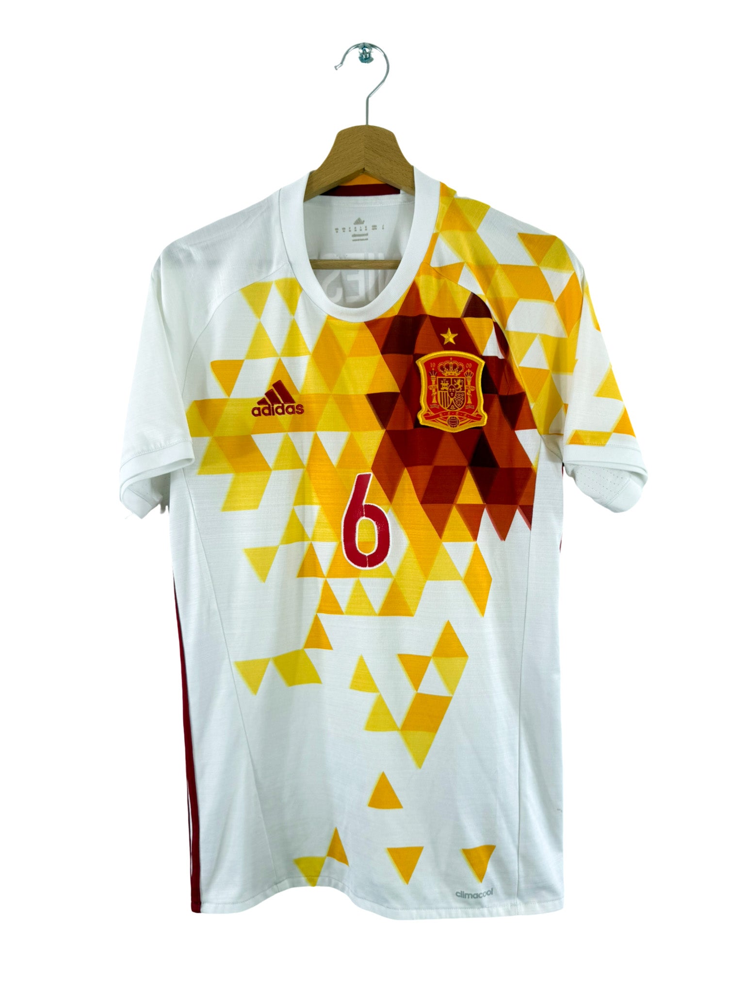 2015 - Maillot Espagne extérieur [#6 A. Iniesta] - M