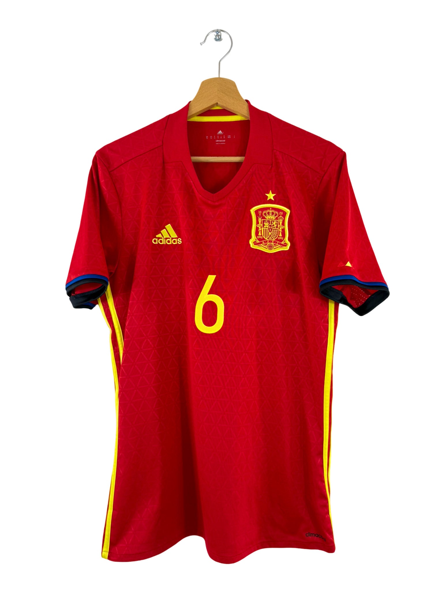2015 - Maillot Espagne domicile [#6 A. Iniesta] - M
