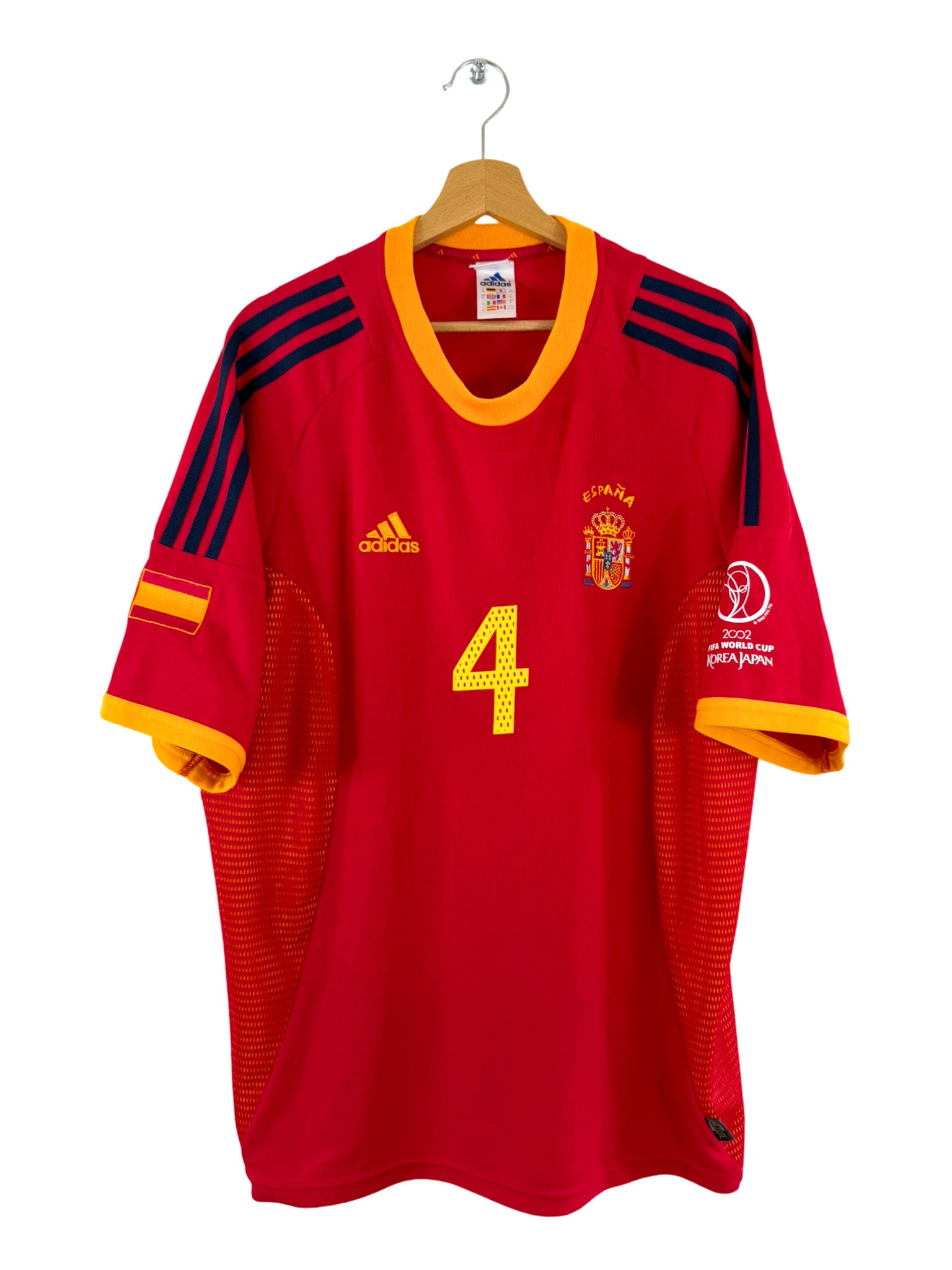 2002 - Maillot Espagne domicile [#4 Guardiola] - XL