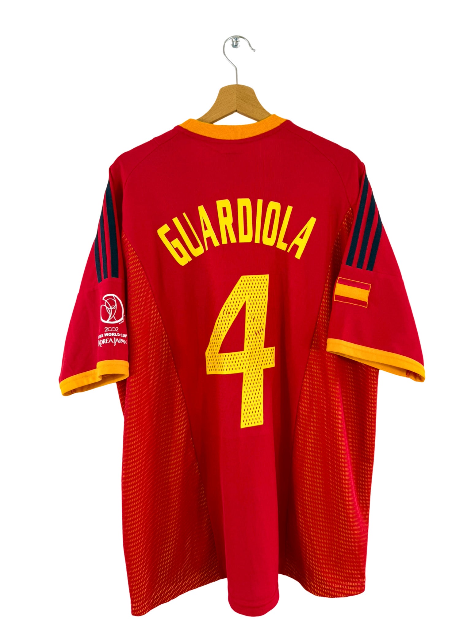 2002 - Maillot Espagne domicile [#4 Guardiola] - XL
