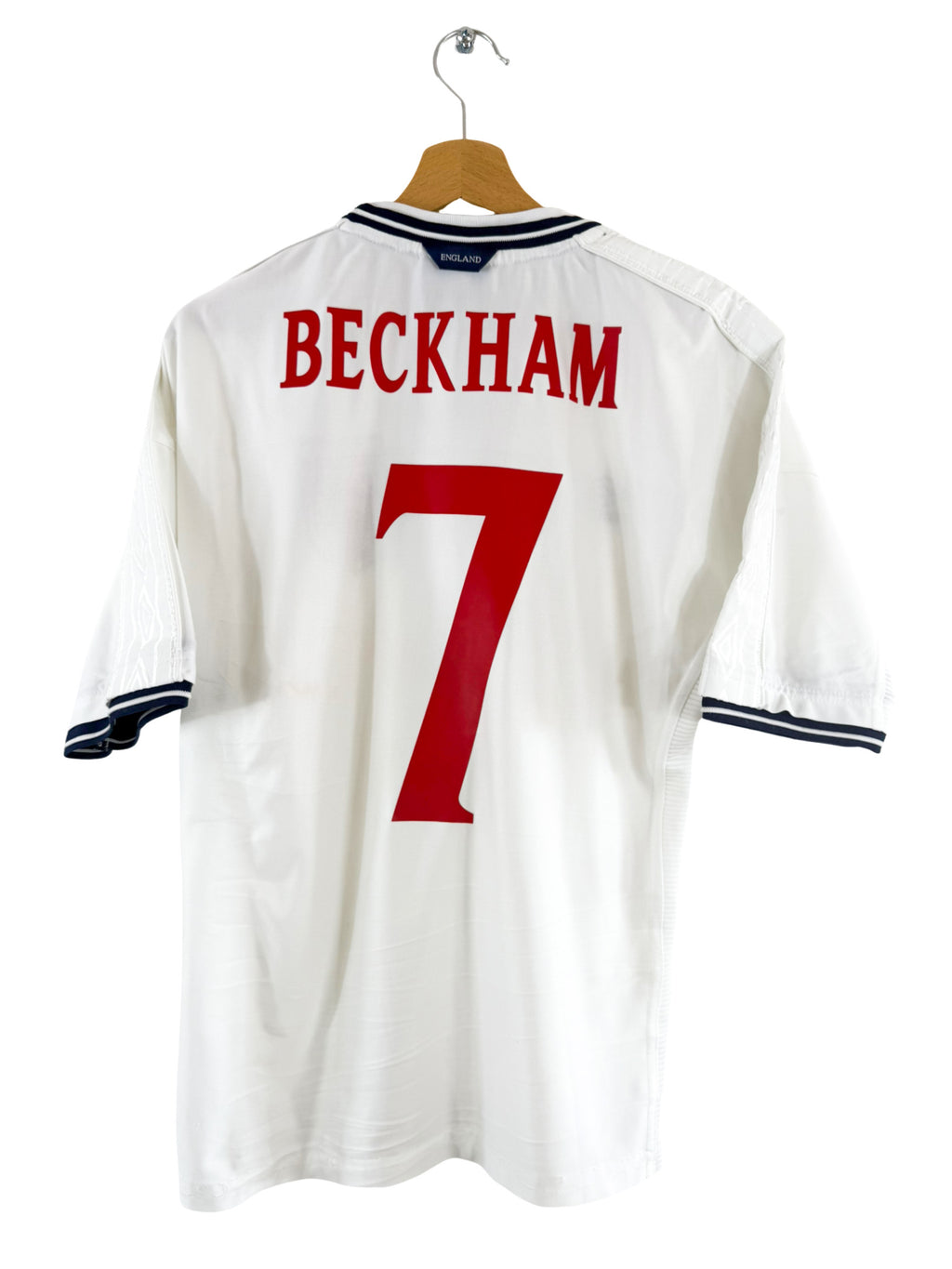 2000 - Camiseta local de Inglaterra [#7 Beckham] - XL niño(s)