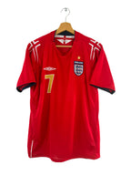 2006 - Camiseta visitante de Inglaterra [#7 Beckham] - M