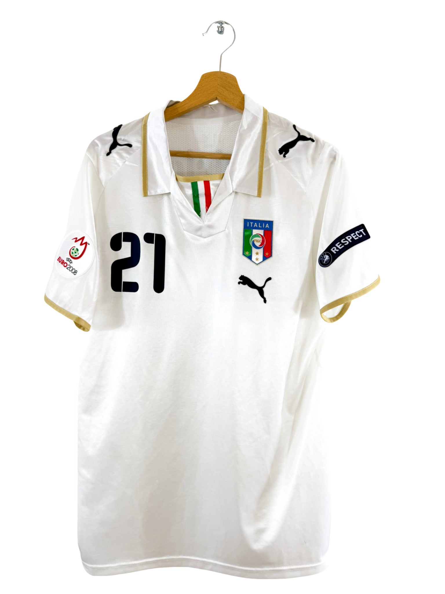 2008 - Maillot Italie extérieur [#21 Pirlo] - M