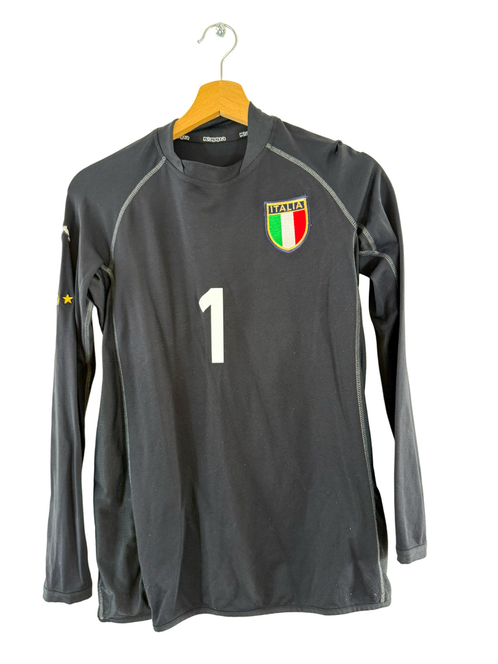 2000 - Camiseta de portero de Italia [#1 Buffon] - S