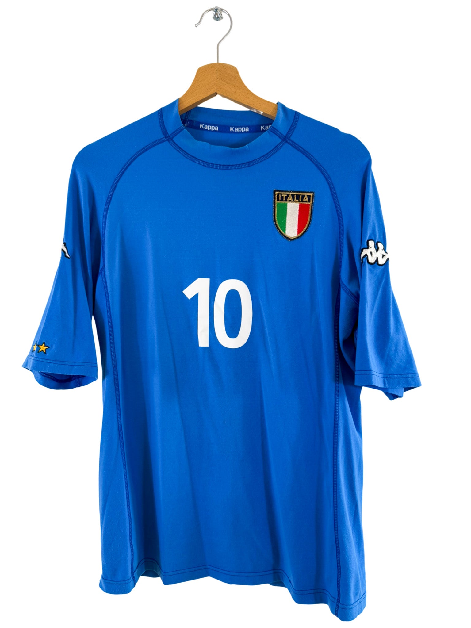 2000 - Italy Home Shirt [#10 Totti] Kappa - M