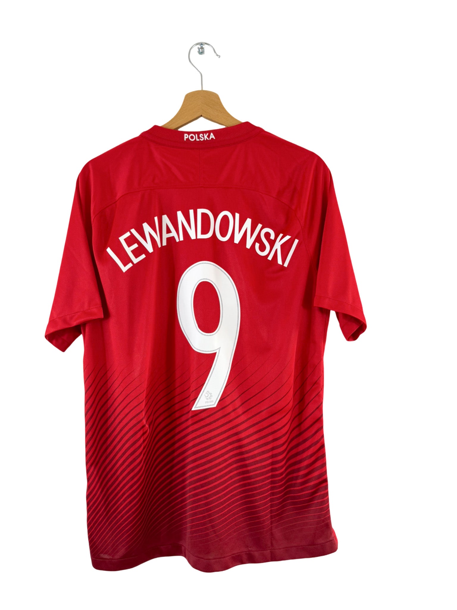 2018 - Maillot Pologne extérieur [#9 Lewandowski] - L
