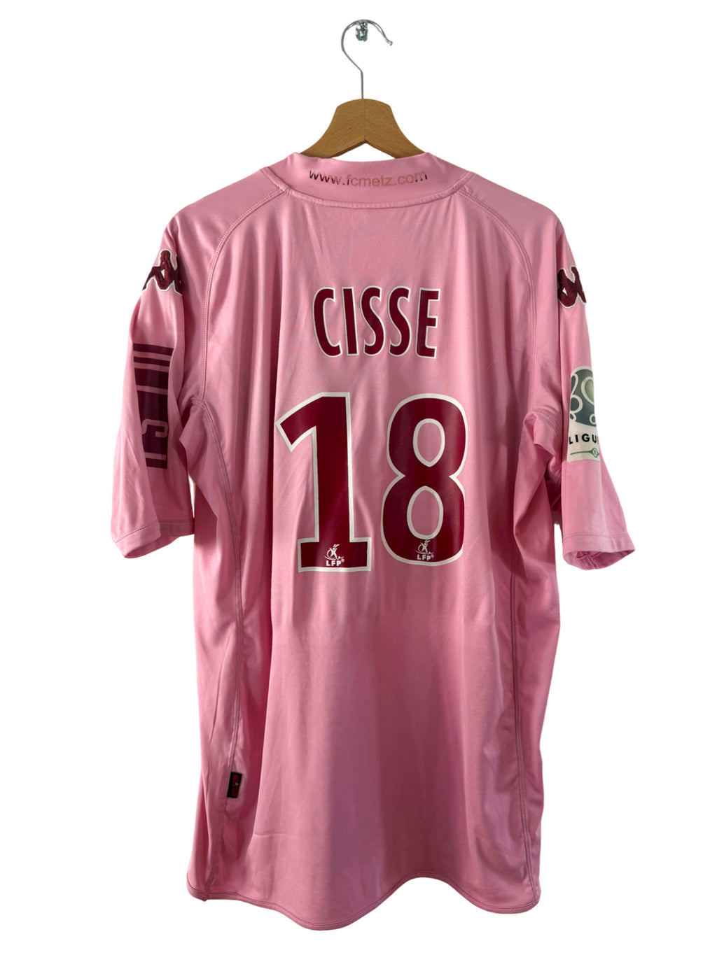2009/2010 - Camiseta visitante del FC Metz [#18 Cissé] *Edición del partido* - XL