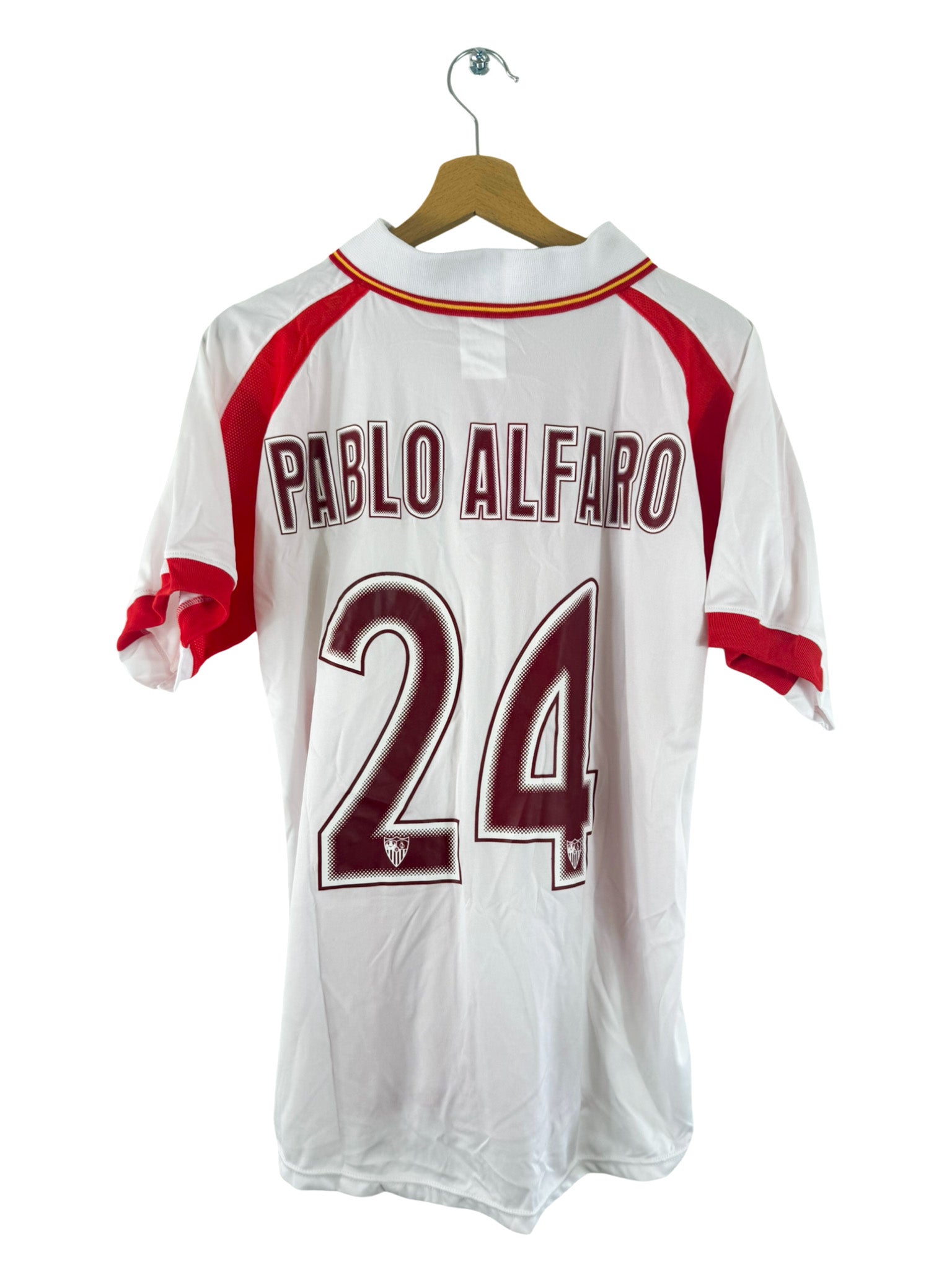 2004/2005 - Sevilla Home Shirt [#24 Pablo Alfaro] Joma - M