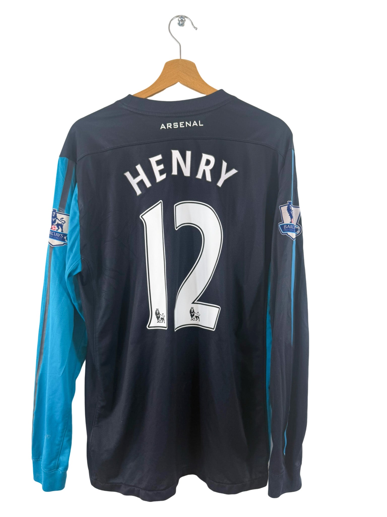 2011/2012 Arsenal Away Shirt [#12 Henry] Nike *Long Sleeve* - L