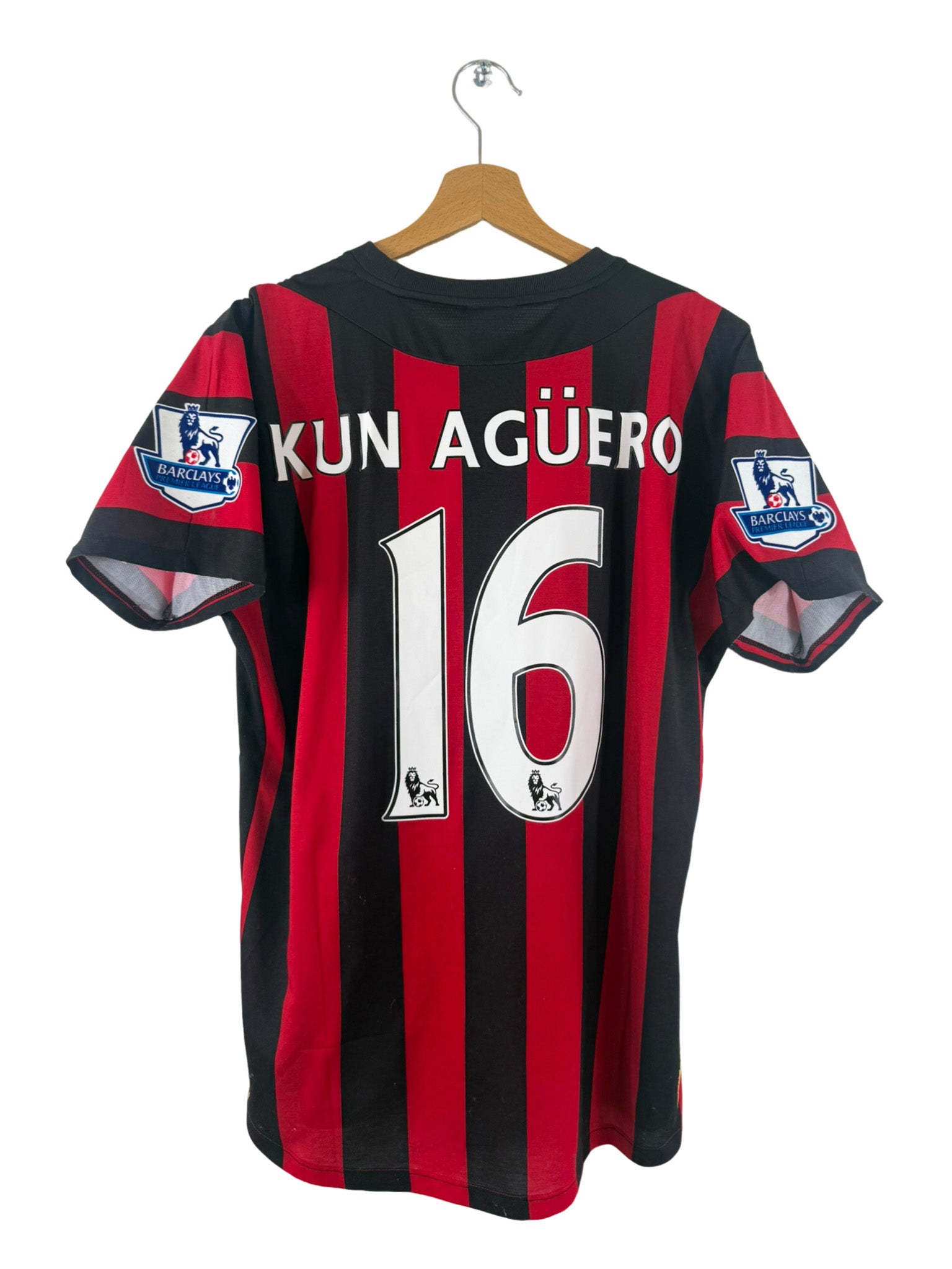 2011/2012 - Maillot Manchester City extérieur [#16 Kun Agüero] - M