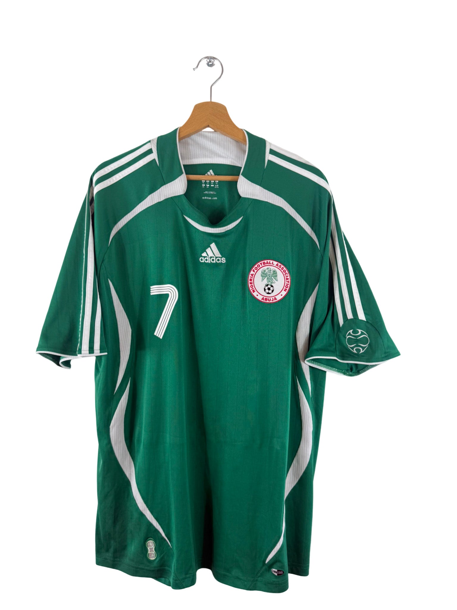 2006 - Camiseta local de Nigeria [#7 Utaka] Adidas - Talla 2XL