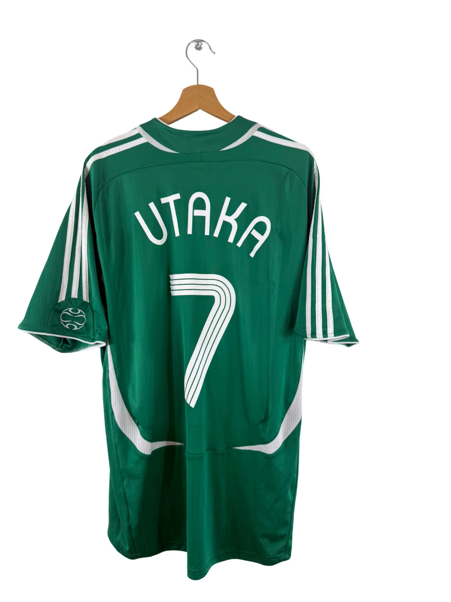 2006 - Camiseta local de Nigeria [#7 Utaka] Adidas - Talla 2XL