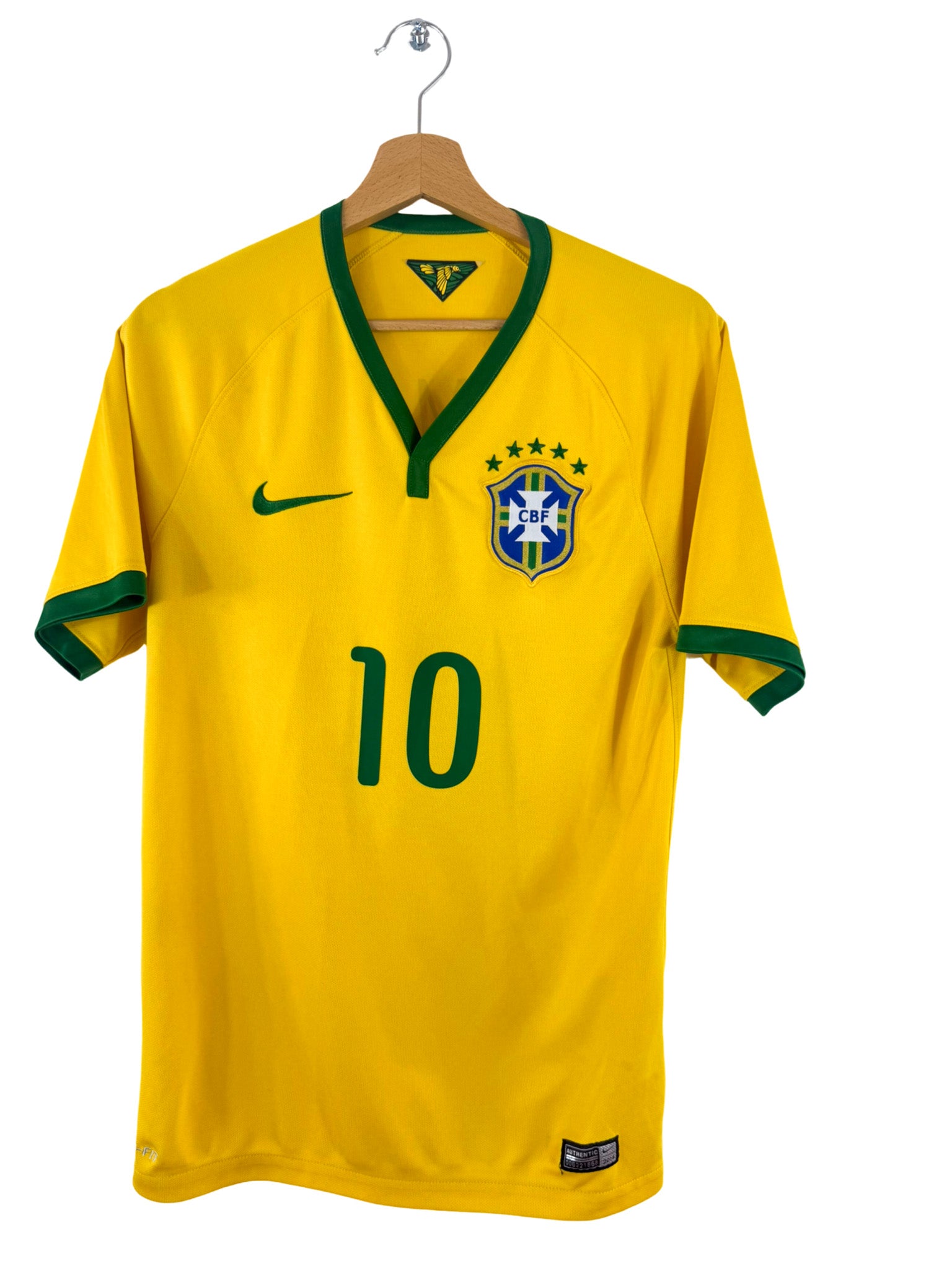2014 - Camiseta local de Brasil [#10 Neymar Jr] Nike - Talla S