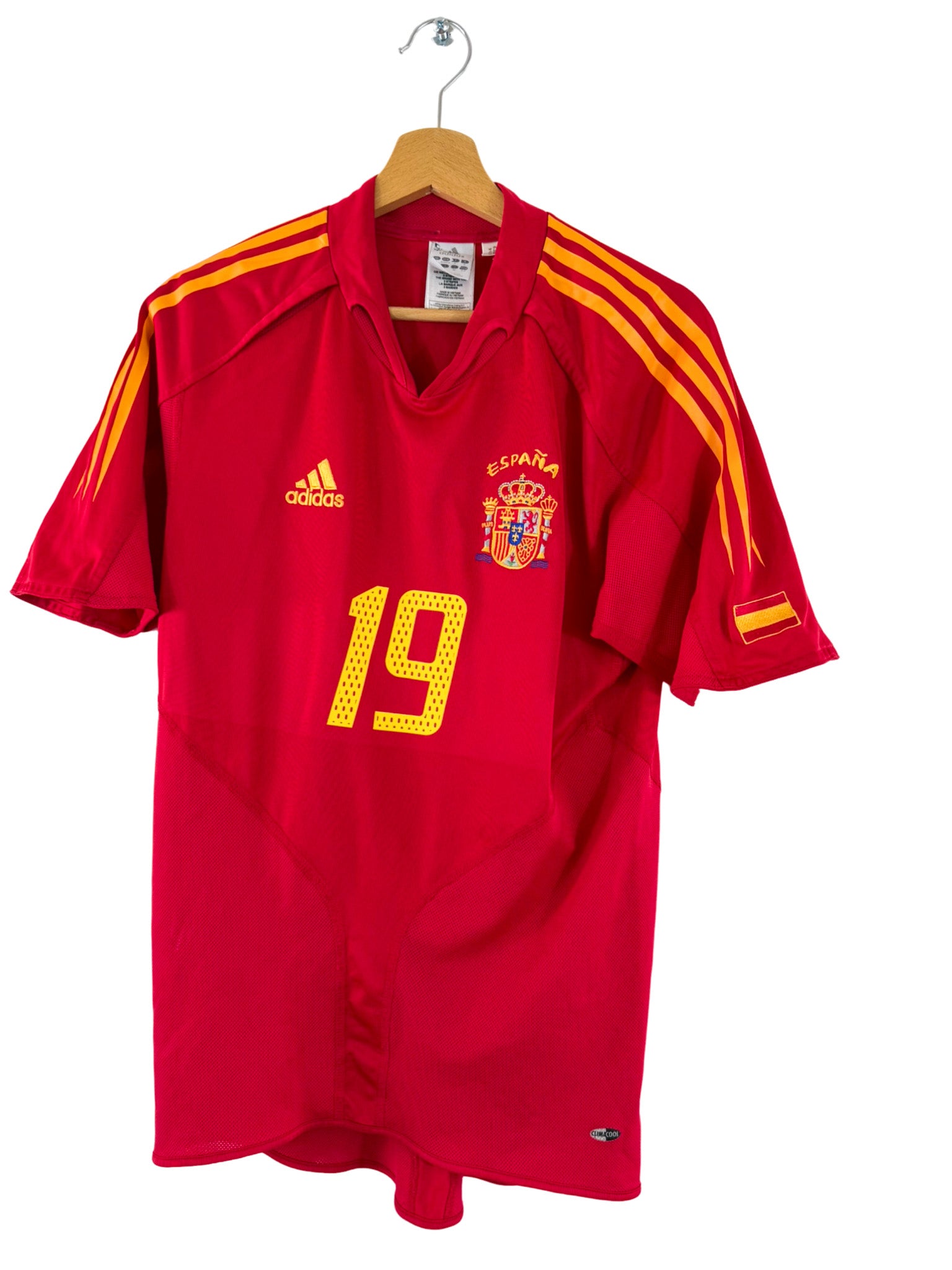 2004 - Spain home shirt [#20 Xavi] - S – Vista football shop