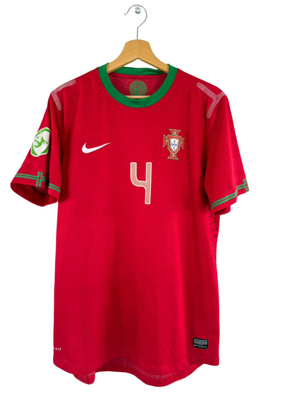 2012 - Portugal Home Jersey [#4] *Youth Team* *Pro* - L