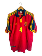 2000 - Maillot Espagne domicile [#4 GUARDIOLA] - XL