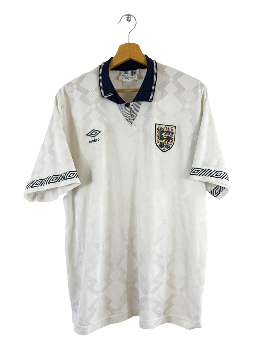 1990 - England home shirt - L