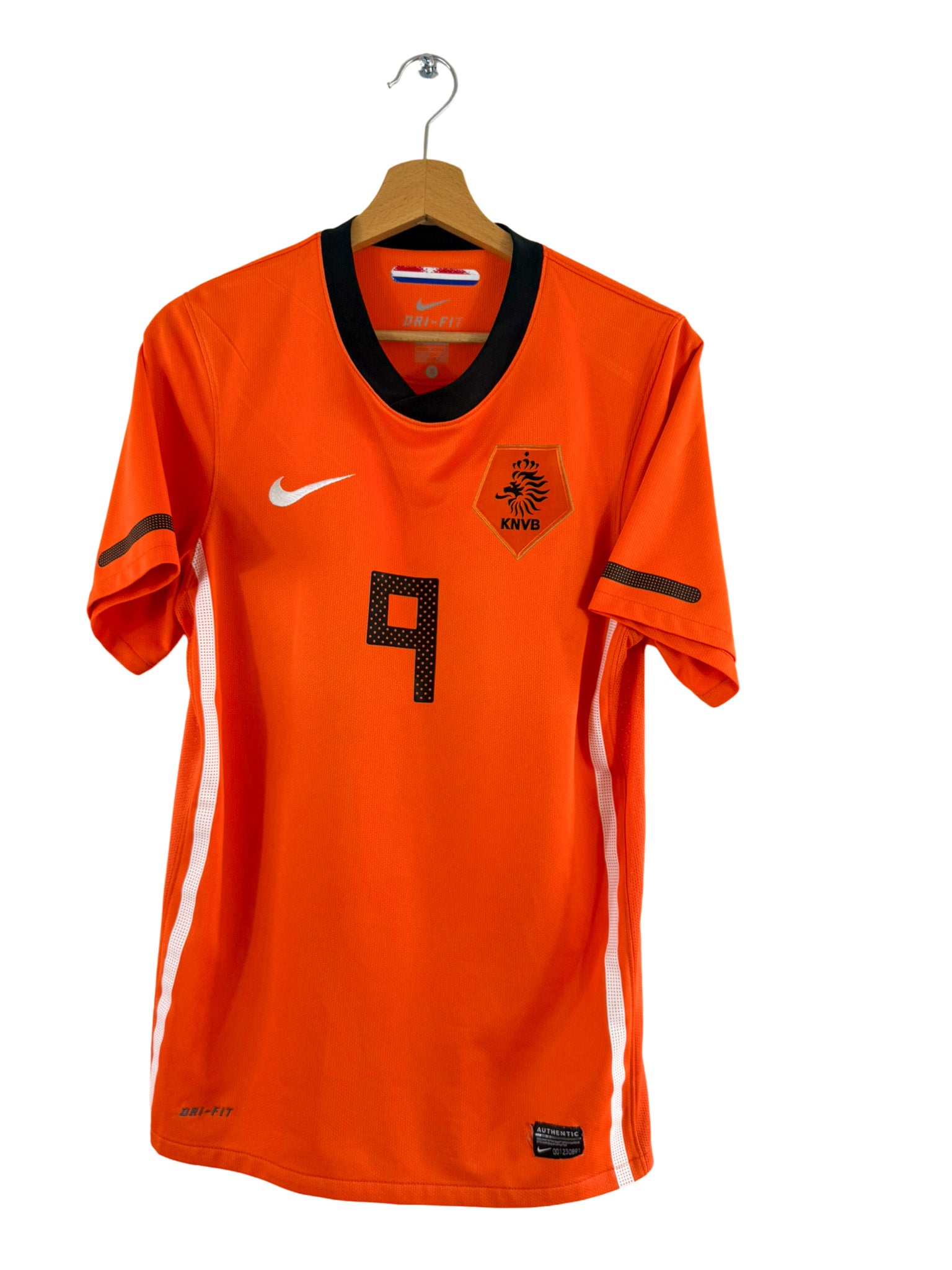2010 - Camiseta local de Holanda [#9 Van Persie] Nike - Talla S