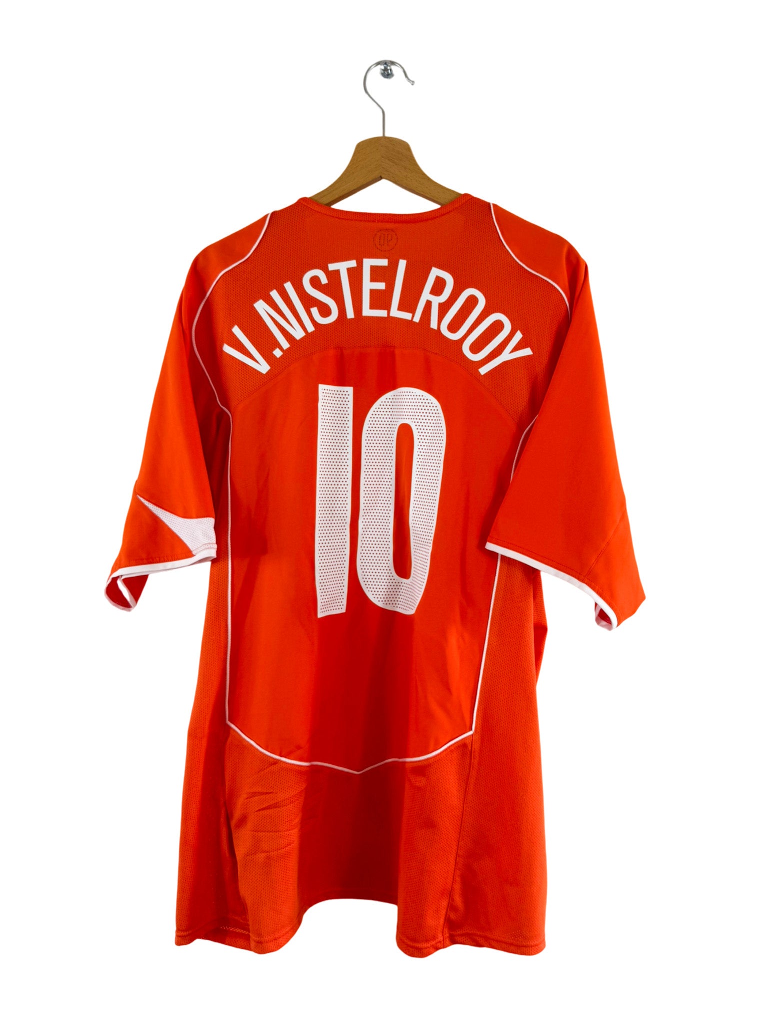 2004 - Camiseta local de Países Bajos [#10 Van Nistelrooy] Nike - Talla XL