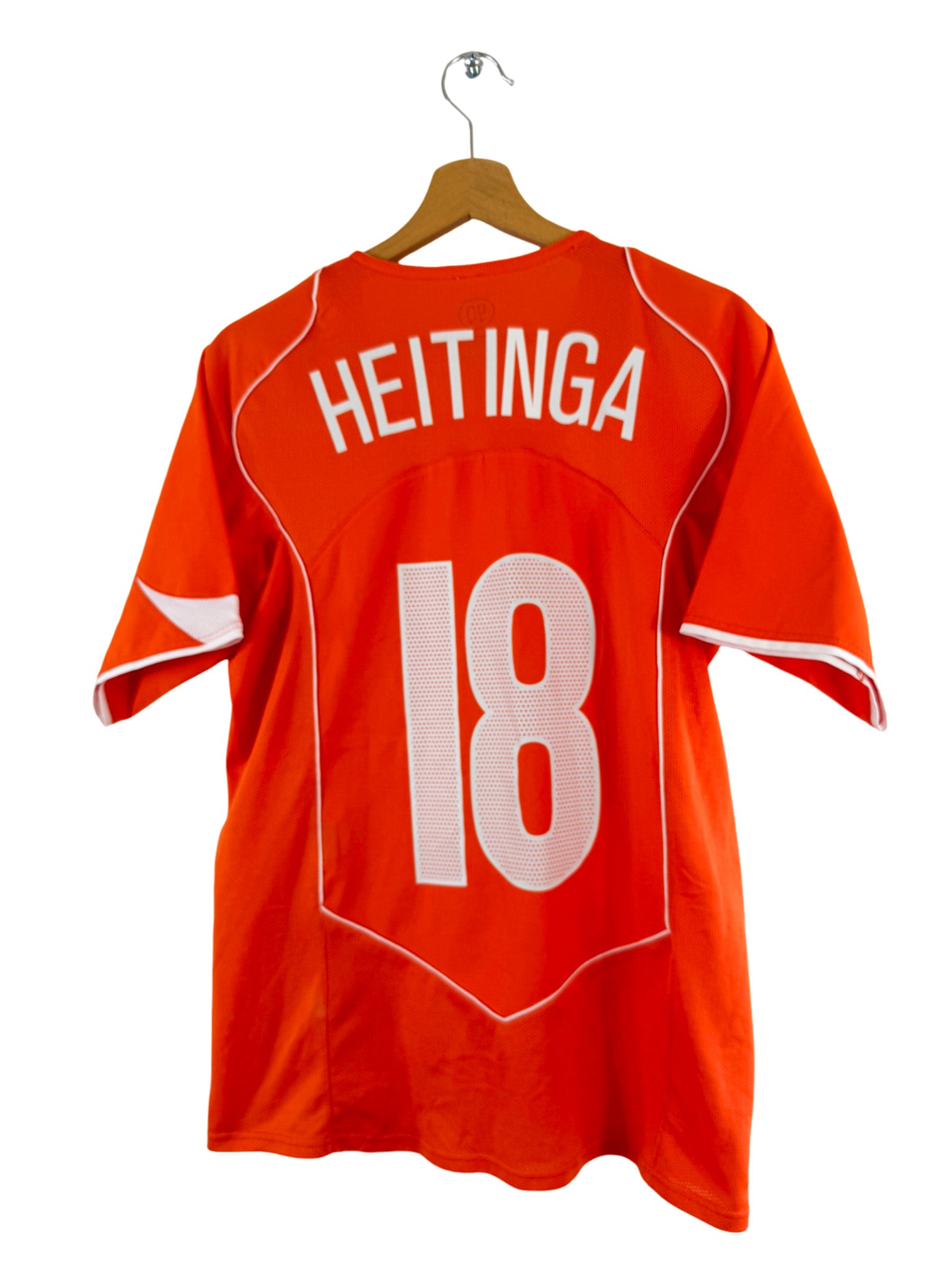 2004 - Camiseta local de Holanda [#18 Heitinga] Nike - Talla S