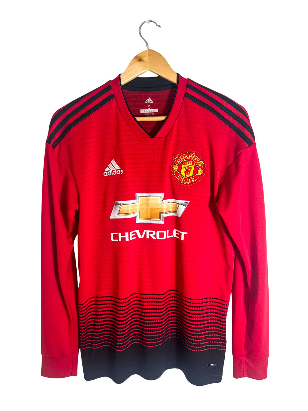 2018/2019 - Camiseta Manchester United primera equipación *Manga Larga* [#6 POGBA] - S
