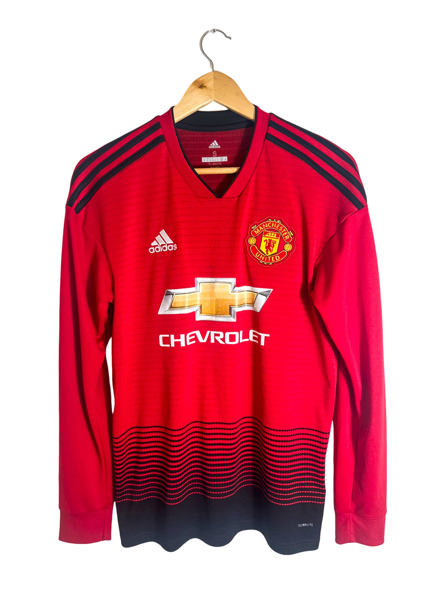 2018/2019 - Camiseta Manchester United primera equipación *Manga Larga* [#6 POGBA] - S