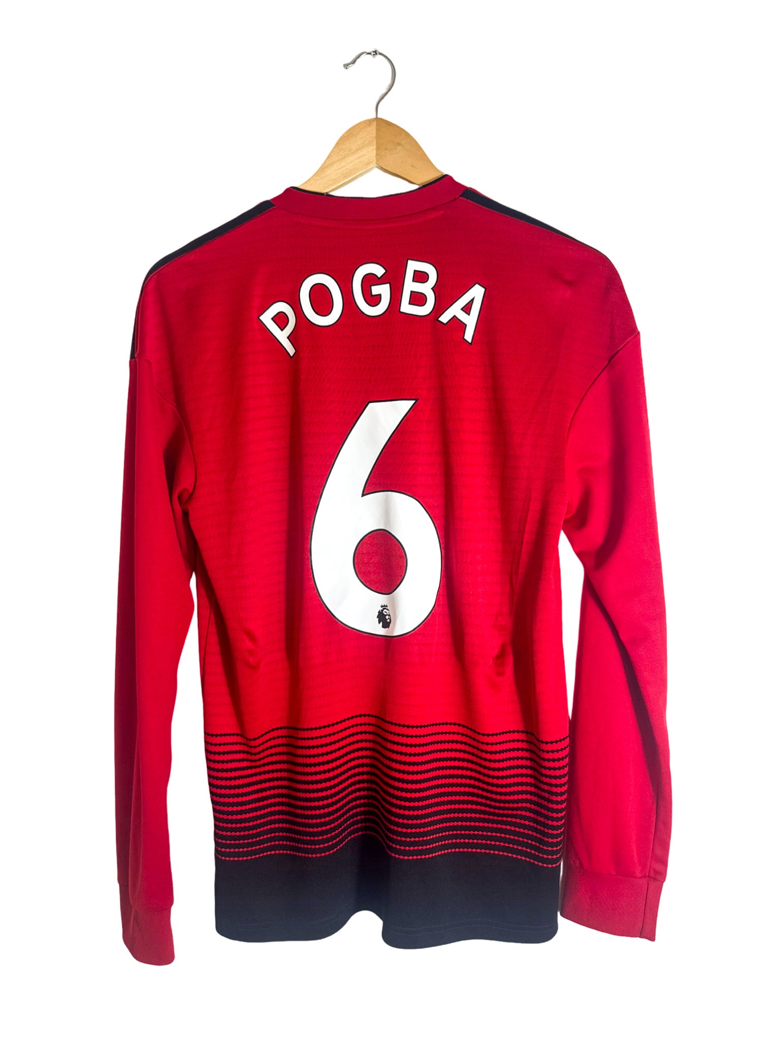 2018/2019 - Camiseta Manchester United primera equipación *Manga Larga* [#6 POGBA] - S
