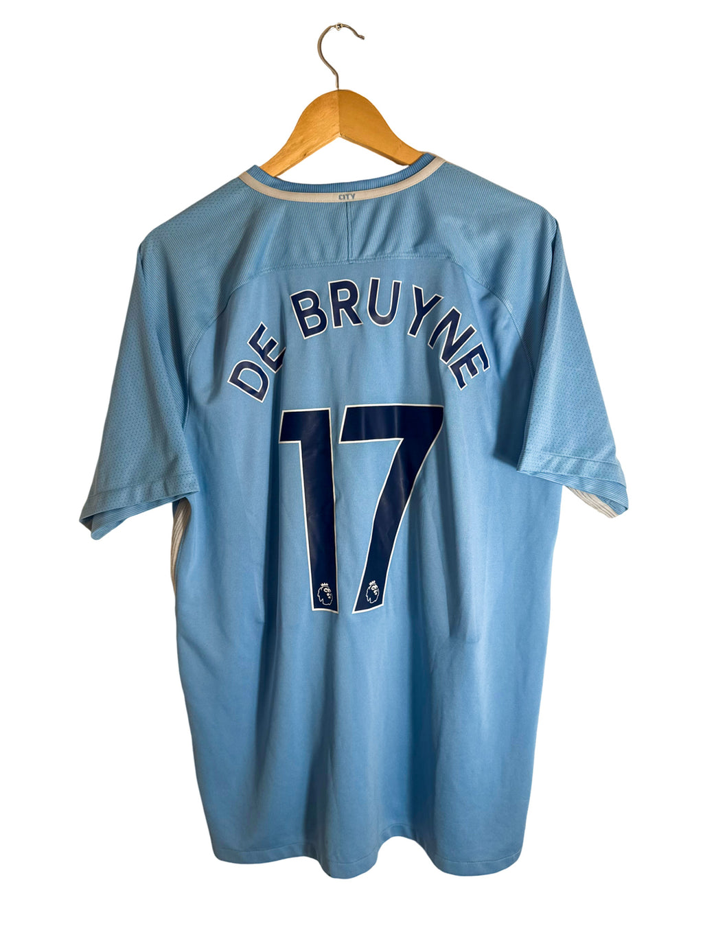 2017/2018 - Camiseta Manchester City local [#17 DE BRUYNE] - XL