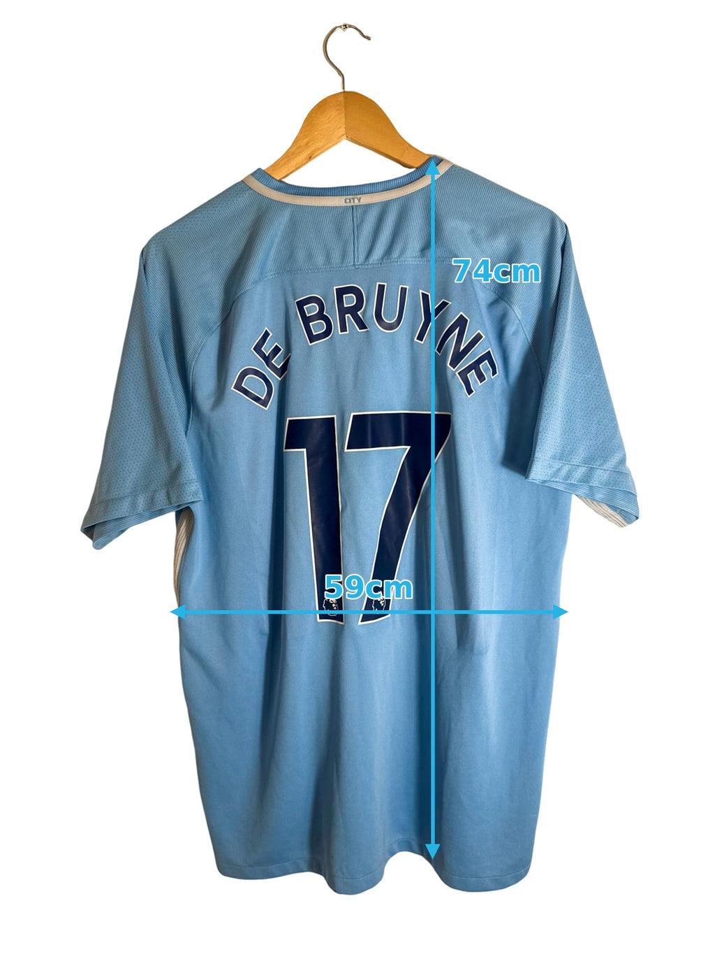2017/2018 - Camiseta Manchester City local [#17 DE BRUYNE] - XL