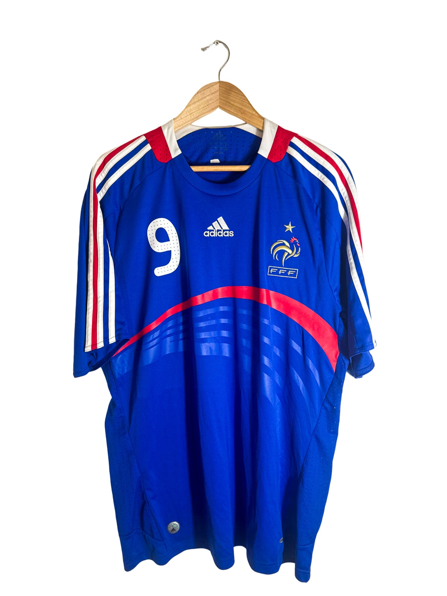 2008 - Camiseta Selección de Francia local [#9 BENZEMA] - XL