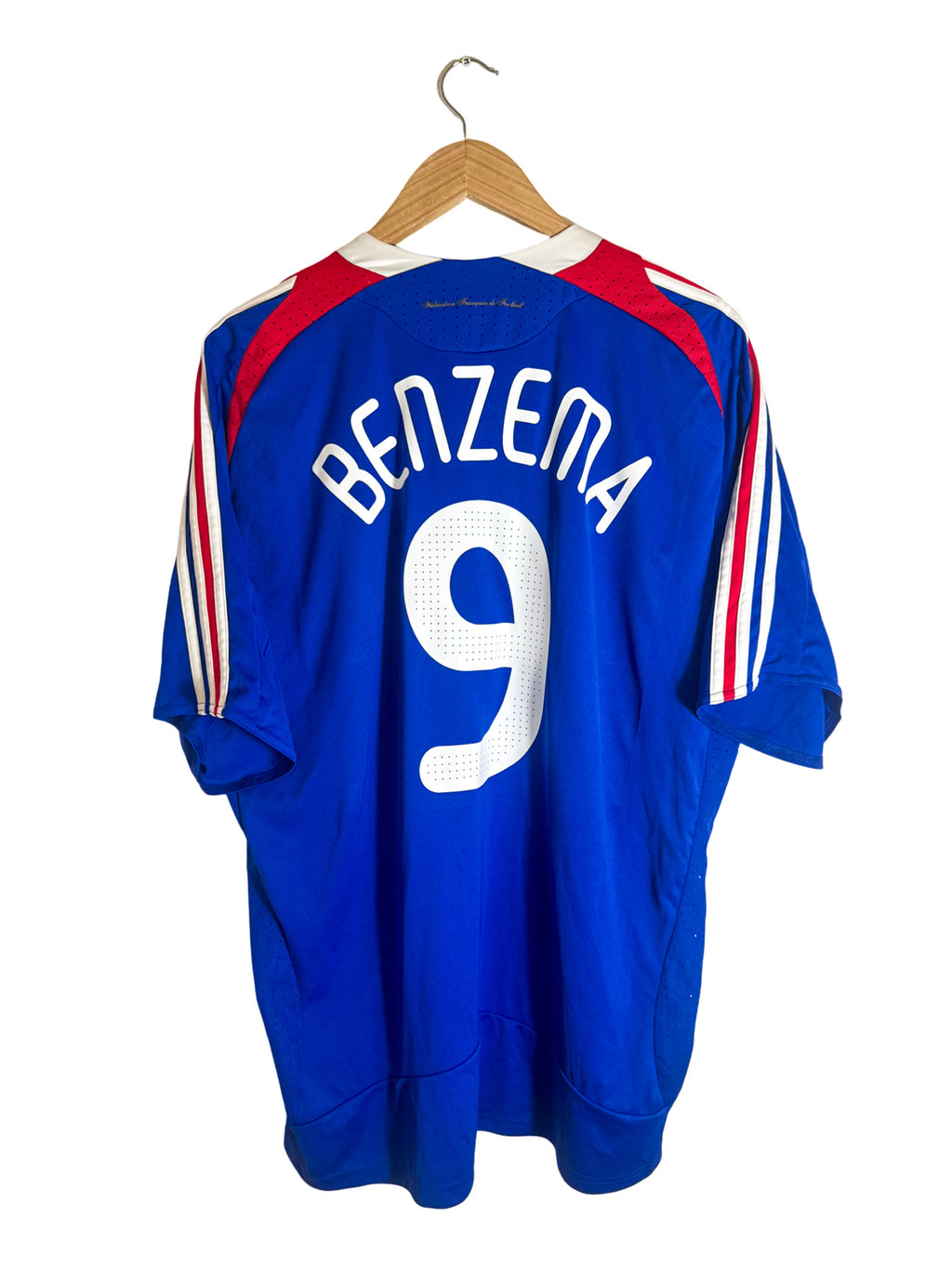 2008 - Camiseta Selección de Francia local [#9 BENZEMA] - XL