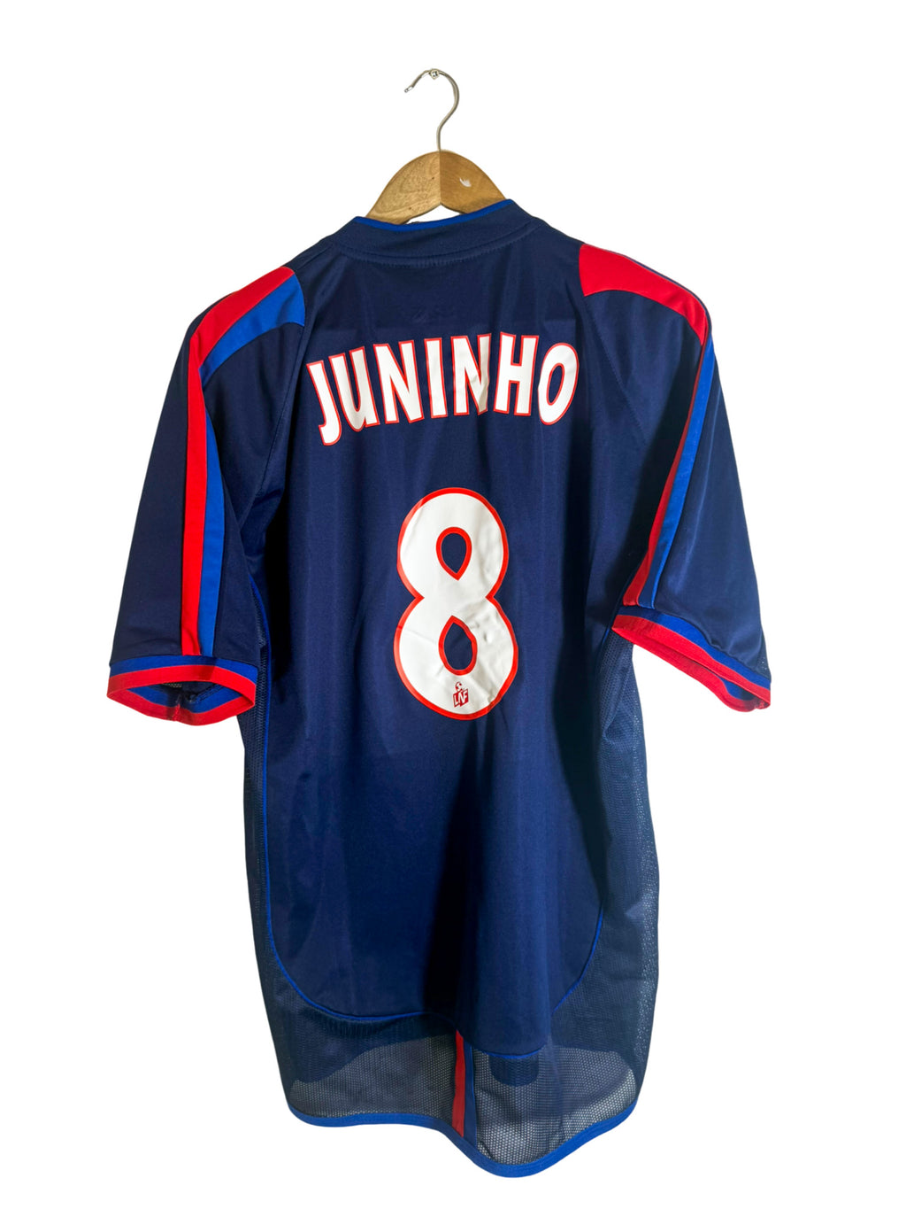 2002/2003 - Camiseta Olympique Lyonnais local [#8 JUNINHO] - XL