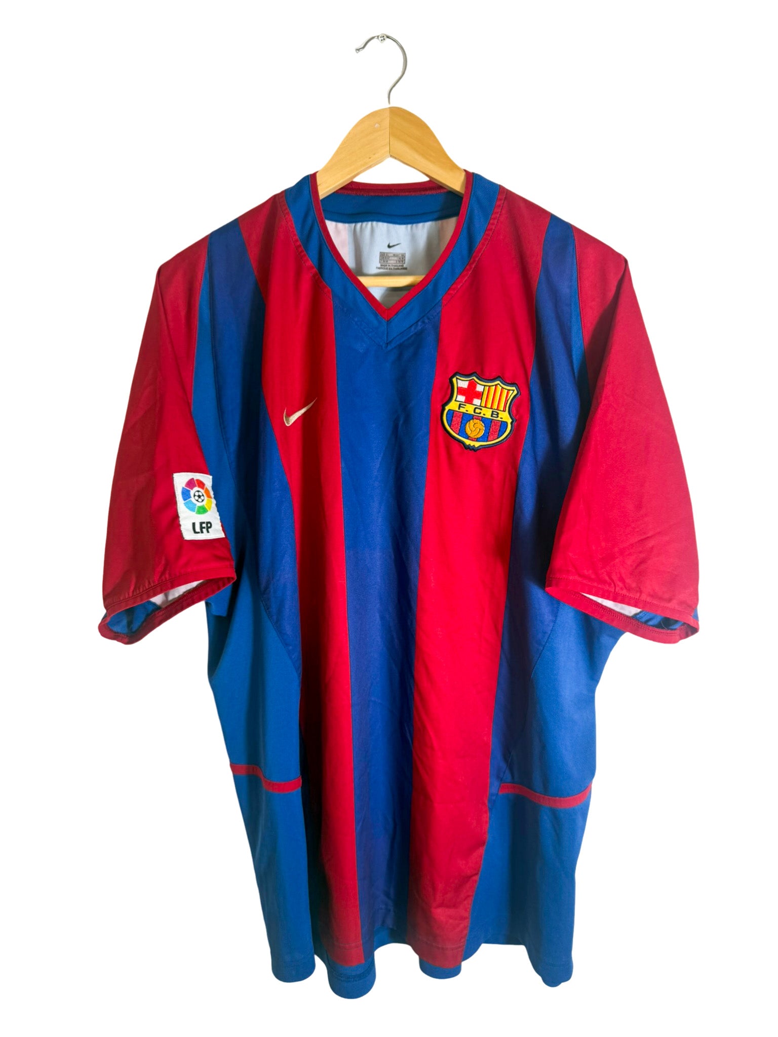 2002/2003 - Camiseta FC Barcelona local [#10 RIQUELME] - XL